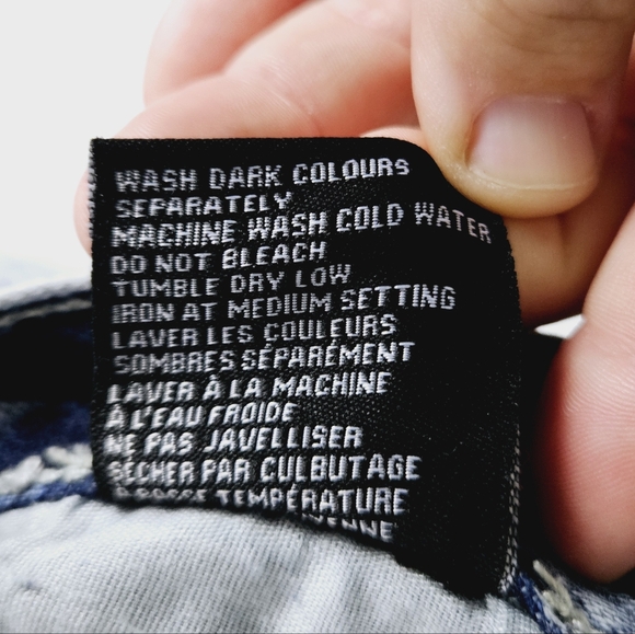 MECCA | slim straight crinkle acid wash jeans - Picture 9 of 9